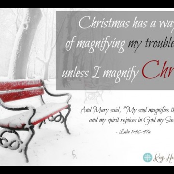 This Christmas Magnify Christ