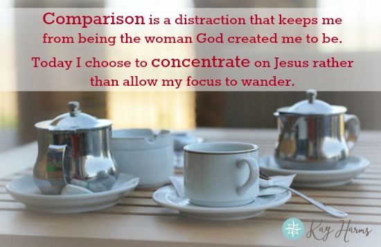 Don't Compare; Concentrate - graphic