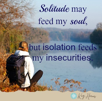 Solitude vs. Isolation graphic