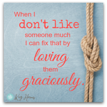 When I Don't Like Someone - Graphic
